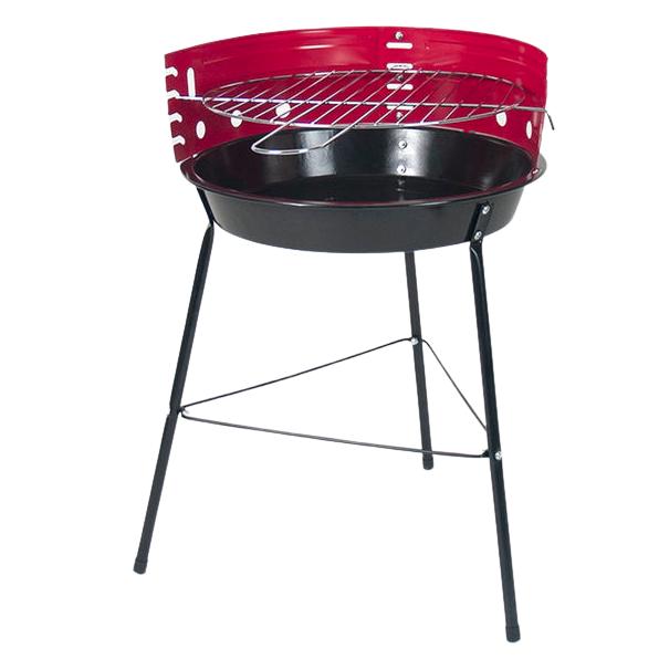 Gerimport Barbacoa Carbón Hierro Malta 33x43x56cm Resistente y Fácil de Usar