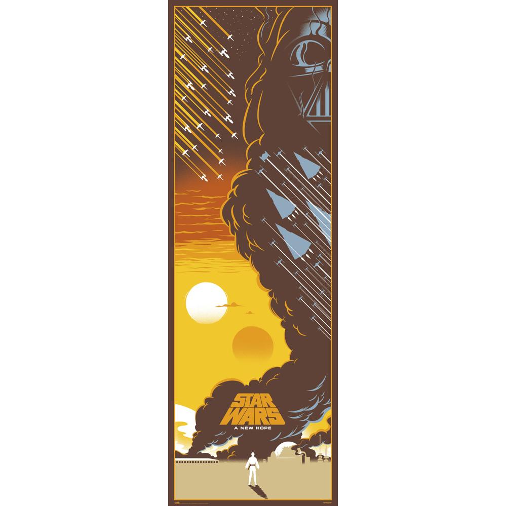 Poster puerta star wars episodio iv