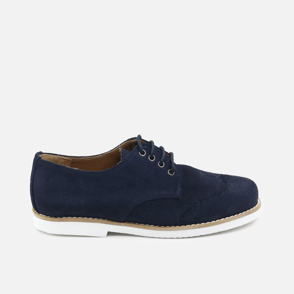 Blucher Soft Serraje Marino Picado | Eli 1957