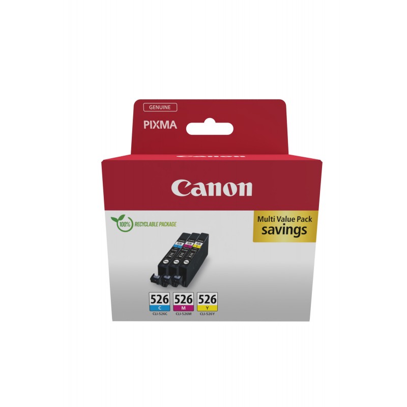 Canon - 4541B019 cartucho de tinta 3 pieza(s) Original Cian, Magenta, Amarillo 4541B019