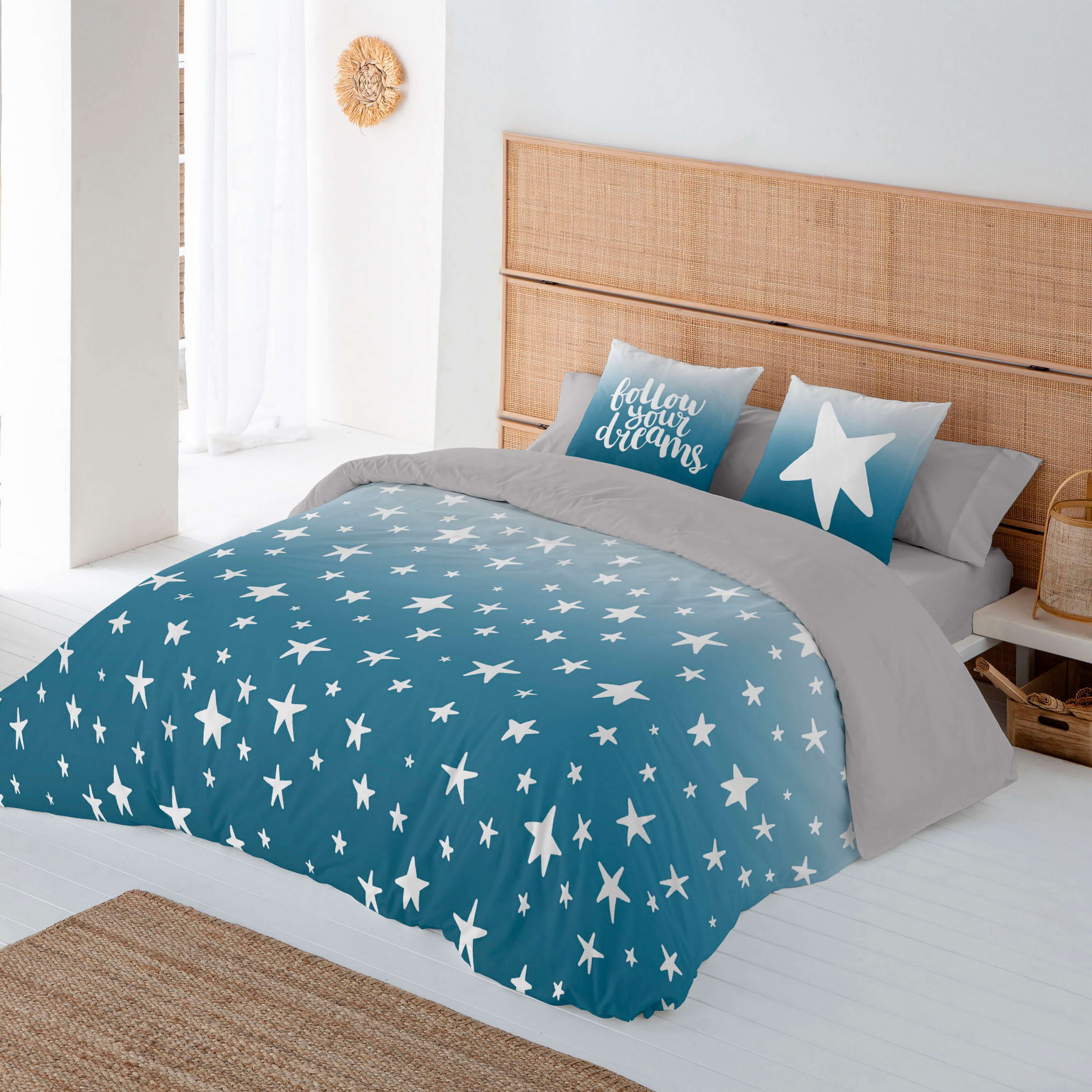 ICEHOME - Funda Nórdica Estampada 100% Algodón Extrasuave - Juego de Cama 2/3 Piezas Funda de Edredón y 1 o 2 Fundas de Almohada - Cama 90/135/150/180 - Fabricado en España
