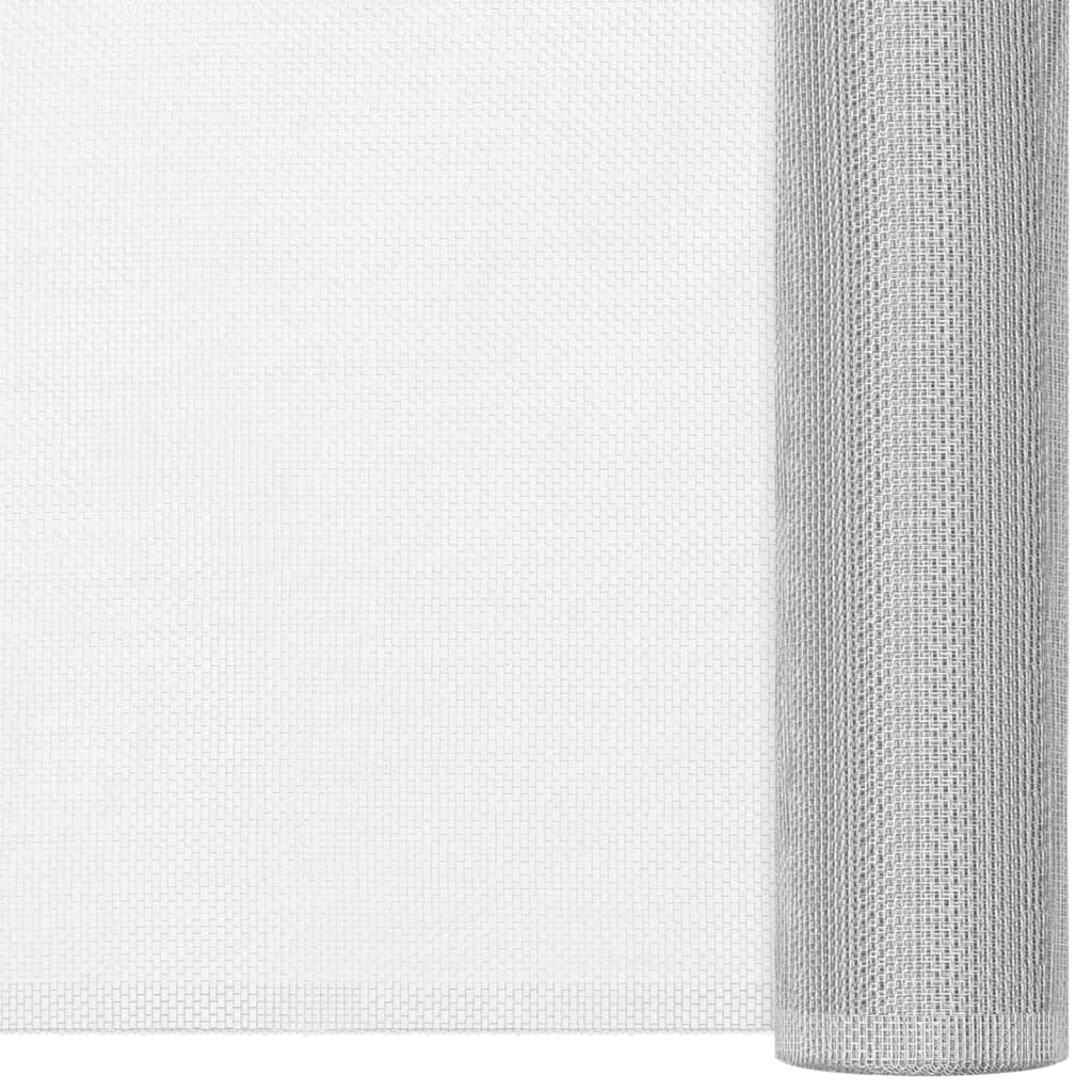Vidaxl Malla Mosquitera de Aluminio Plateada 100 X 500 Cm - Protección Mosquitos