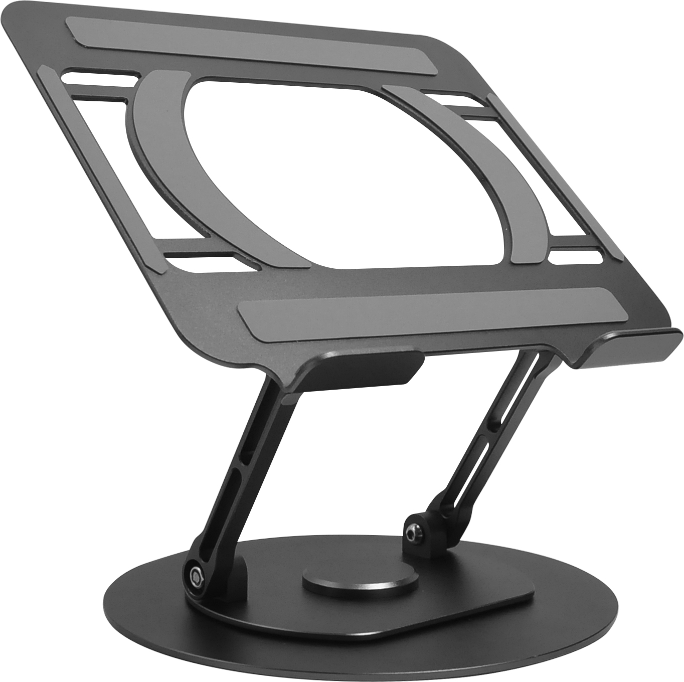 Vision turntable laptop stand gunmetal