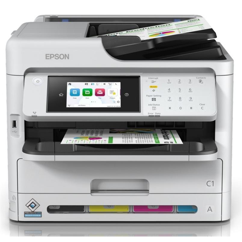 Impresora Epson MULTIFUNCION WorkForce WF-C5890DWF 25PPM ADF DUPLEX LAN WIFI FAX Blanco