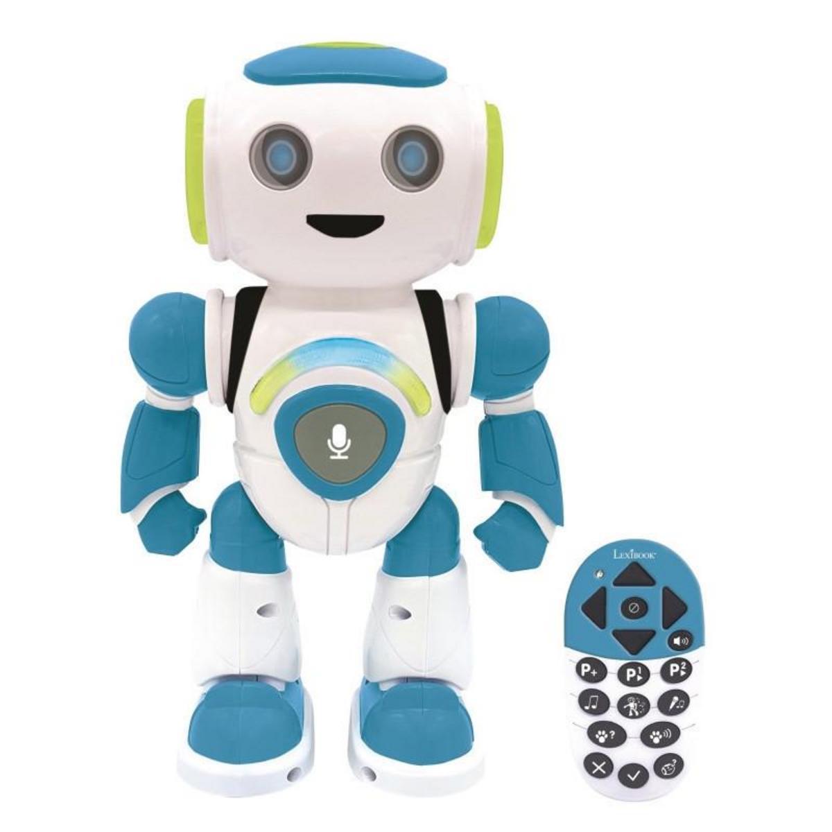 LEXIBOOK - POWERMAN® JR. Robot Programable con Quiz, Música y Juegos (Español)