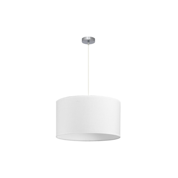 ABRILA  Colgante Modelo Dori Blanco Con Pantalla 50 Cm