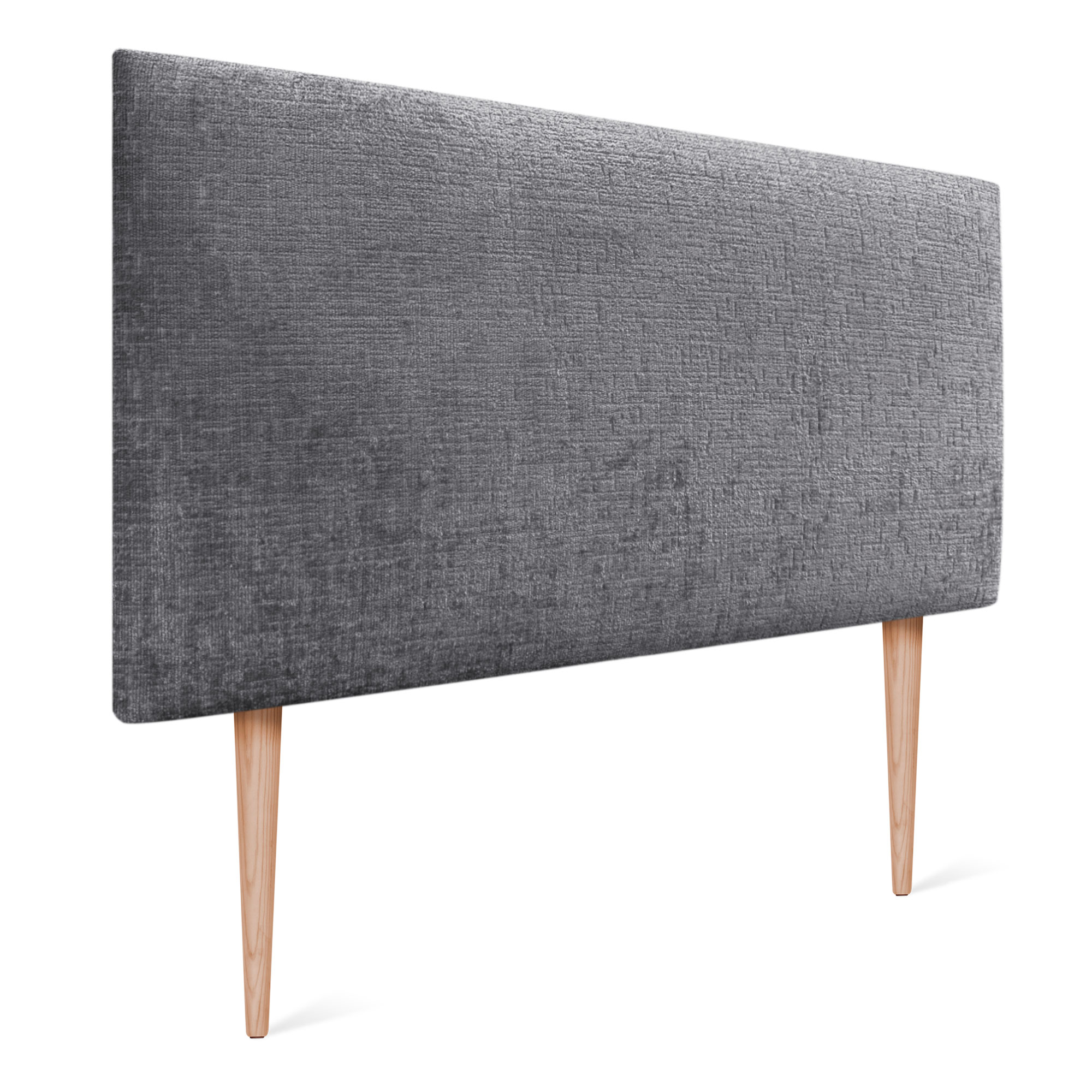 DHOME Cabecero en Lana Liso con Patas Alta Gama Moderno con 8cm Grosor