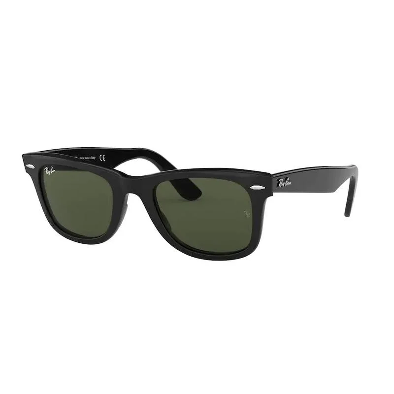 Gafa de sol RAY-BAN 2140 WAYFARER 901 BLACK/G-15 GREEN CALIBRE 54