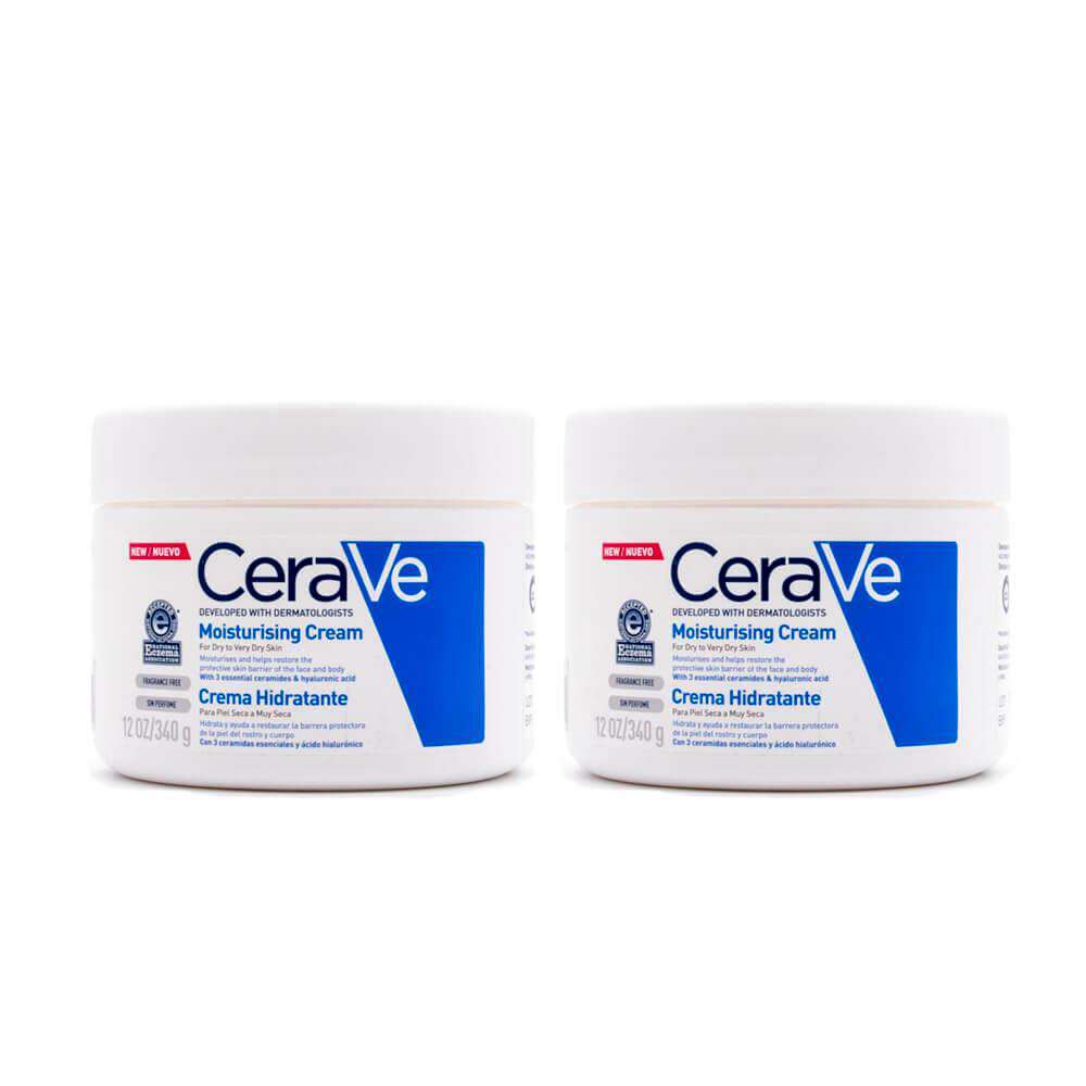 Cerave Crema Hidratante Piel Seca 340 gr Duplo