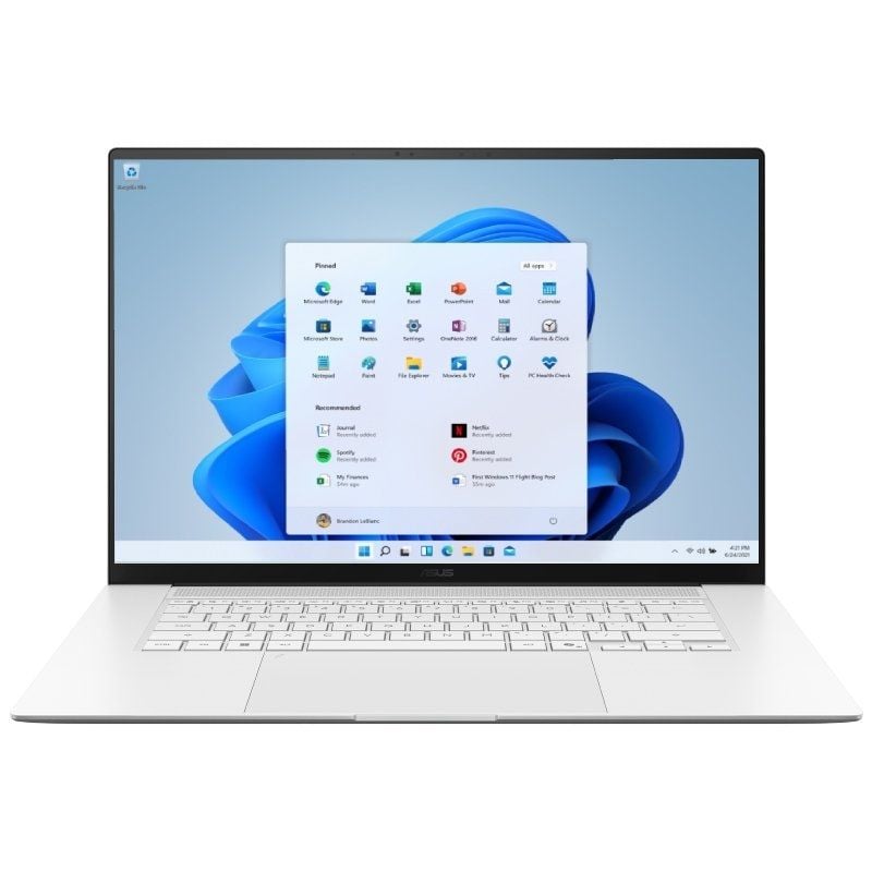 ASUS Zenbook S16 OLED UM5606GA-SR348W Copilot+ PC - Ordenador Portátil 16" 3K 120Hz (AMD Ryzen AI 9 465, 32GB RAM, 1TB SSD, Radeon 880M, Windows 11 Home) Blanco Escandinavo - Teclado QWERTY español