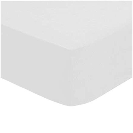 Sabana ajustable color blanco 90x190cm