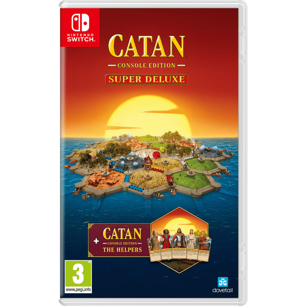 Catan Console Edition Super Deluxe (Pal UK) -  Edición física para Consola Switch Nuevo Universo Game