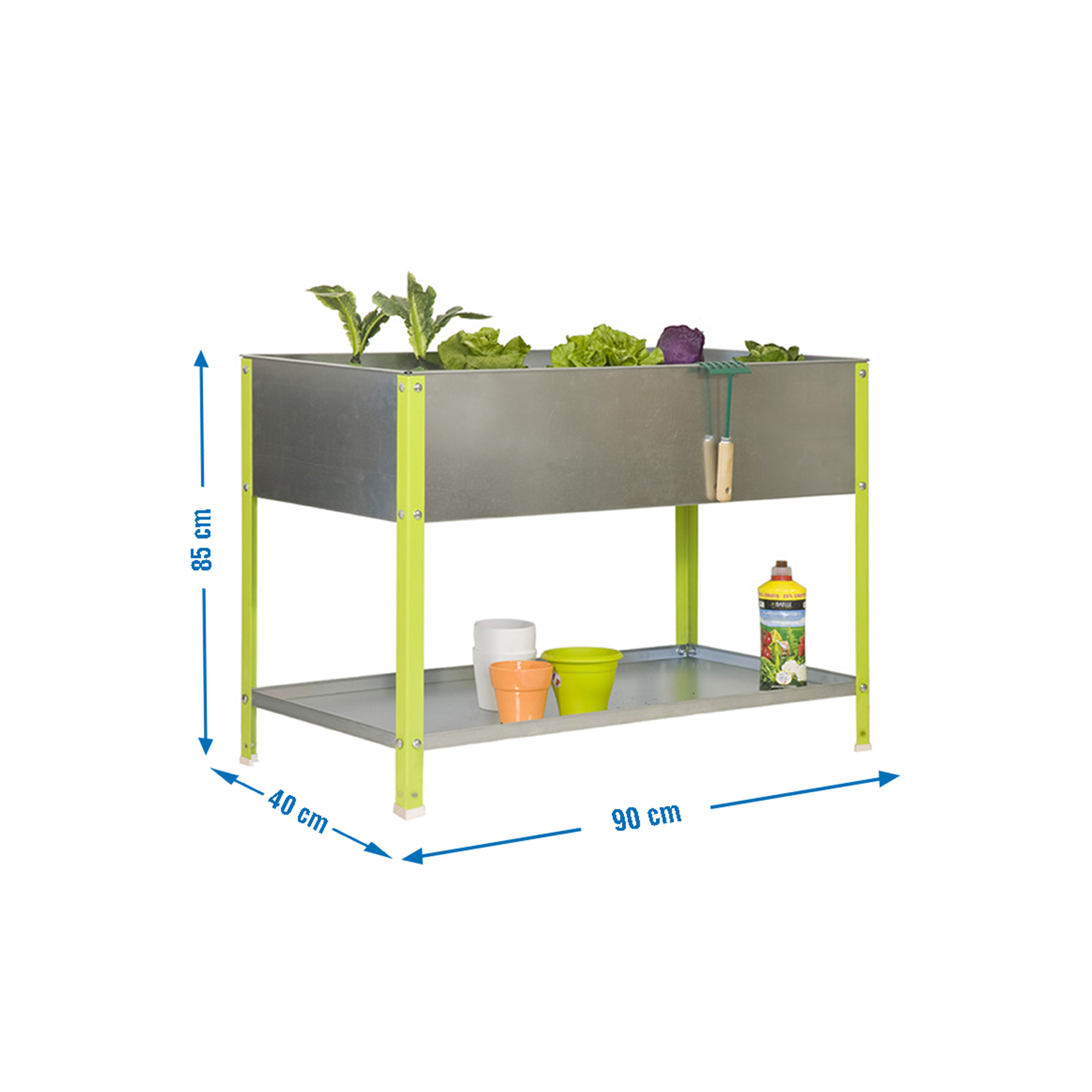 Estantería SIMONRACK Simongarden urban top 850x900x400 ver/gal-100l