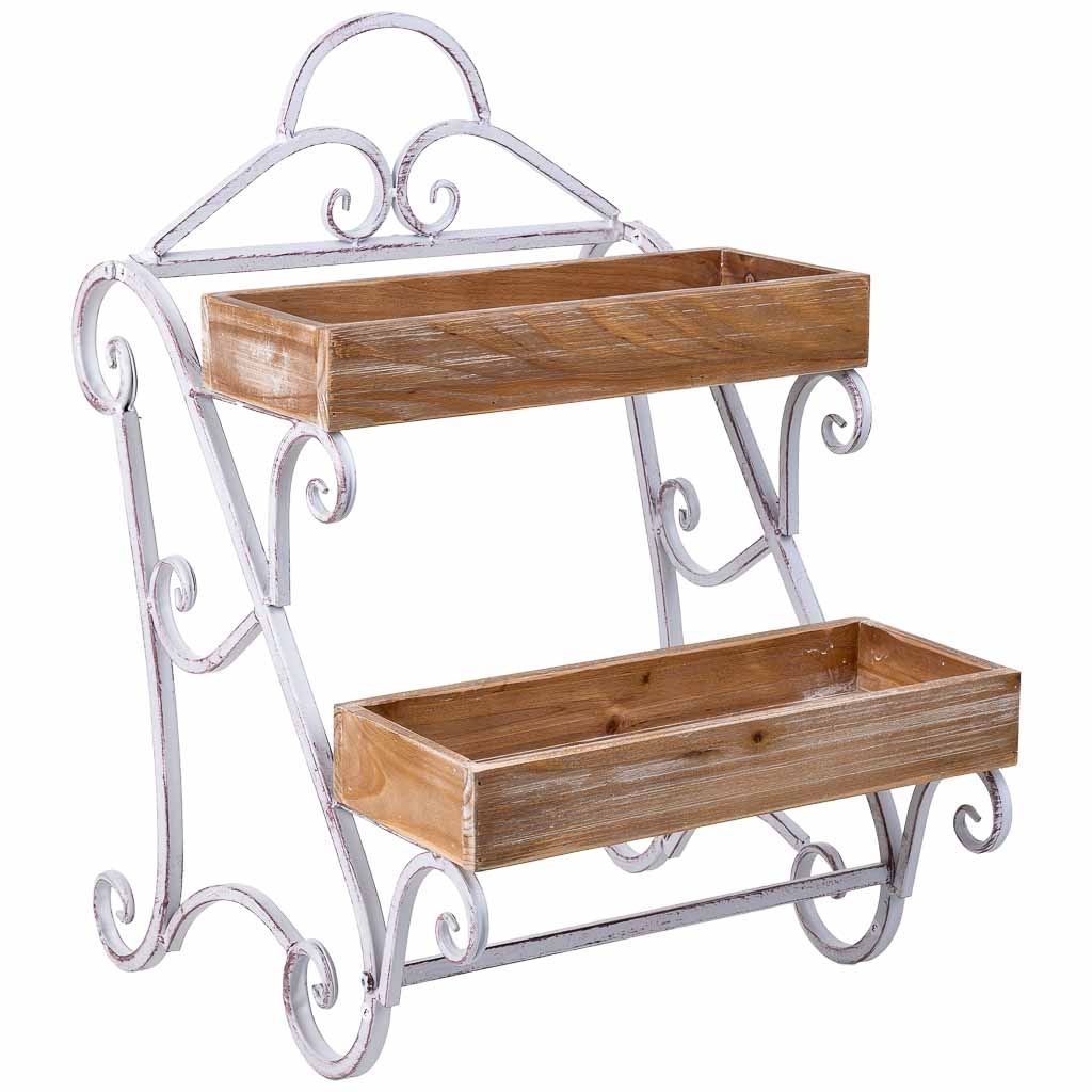 Wonderlust Deco - Estantería gris, 40x50x60h cm Gris 40x50x60h cm