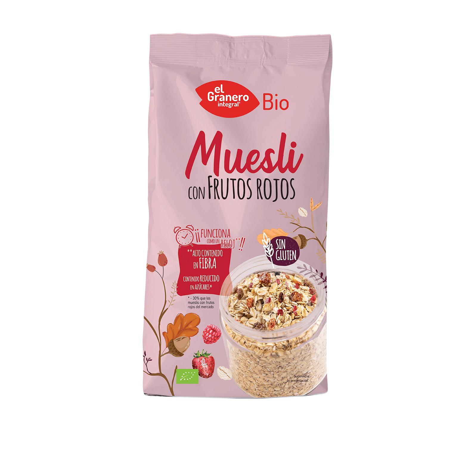 Muesli frutos rojos El Granero Integral