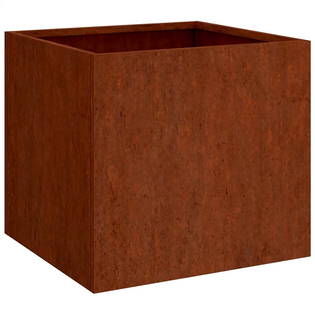 vidaXL Jardinera de acero corten 49x47x46 cm