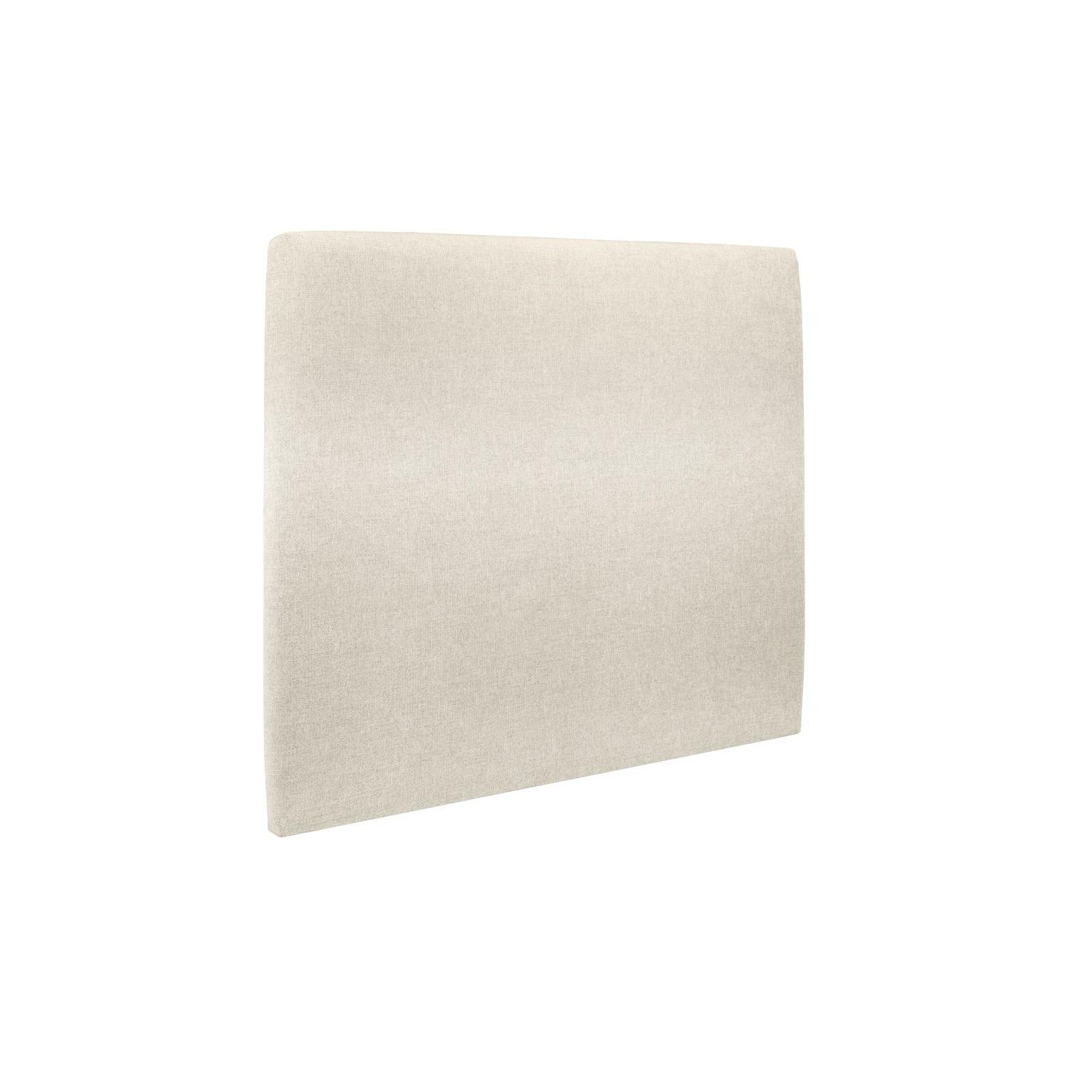 Cabecero tapizado 135 cm - Tela Natté Beige Claro