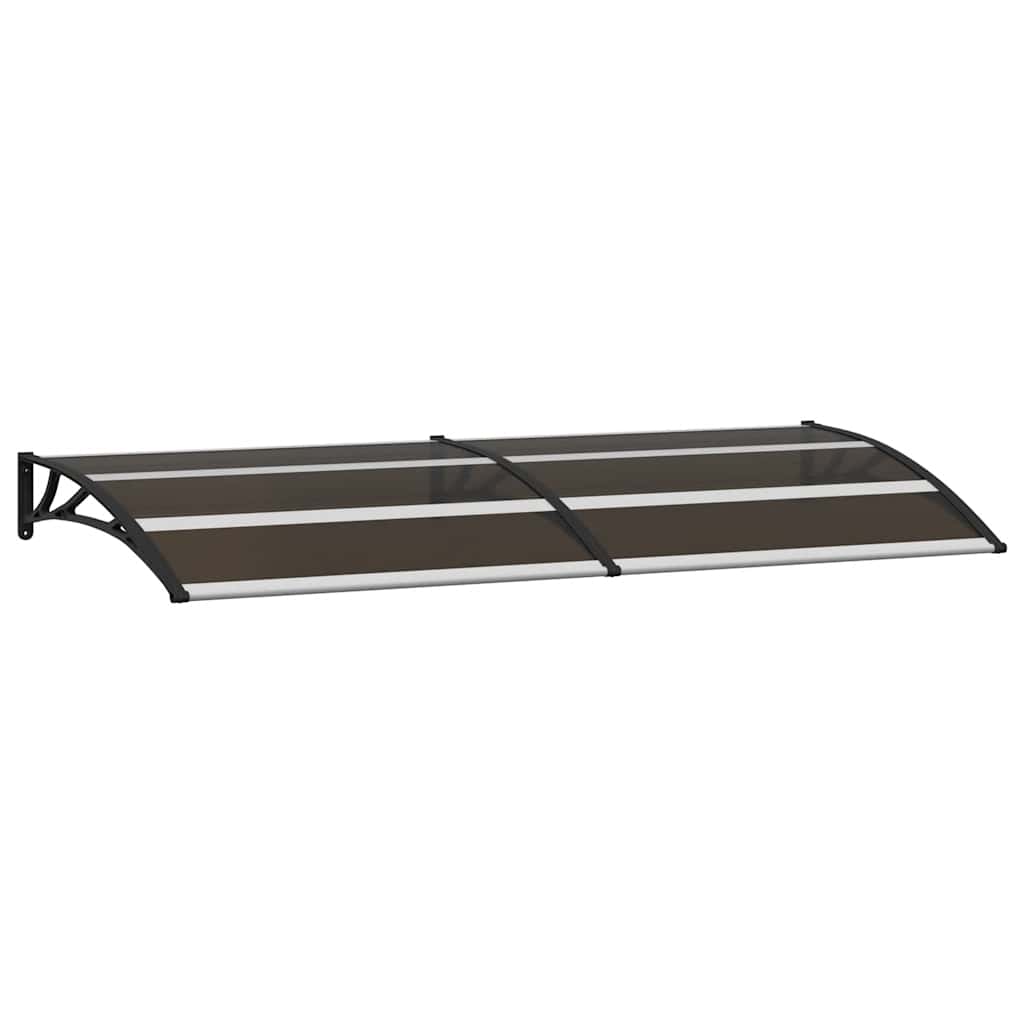 vidaxl marquesina para puerta pc 200x75 cm