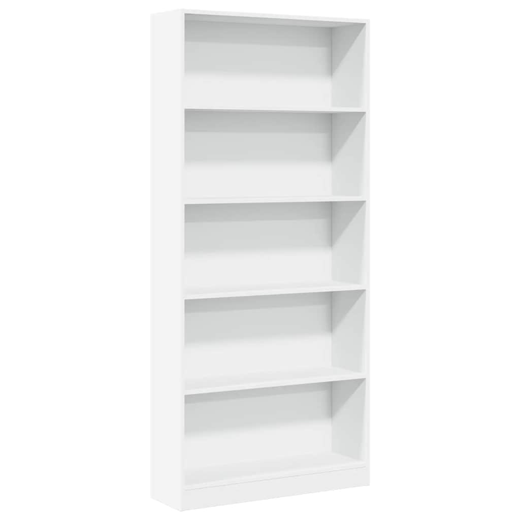 vidaXL Estantería de madera de ingeniería 80x24x176 cm Multicolor
