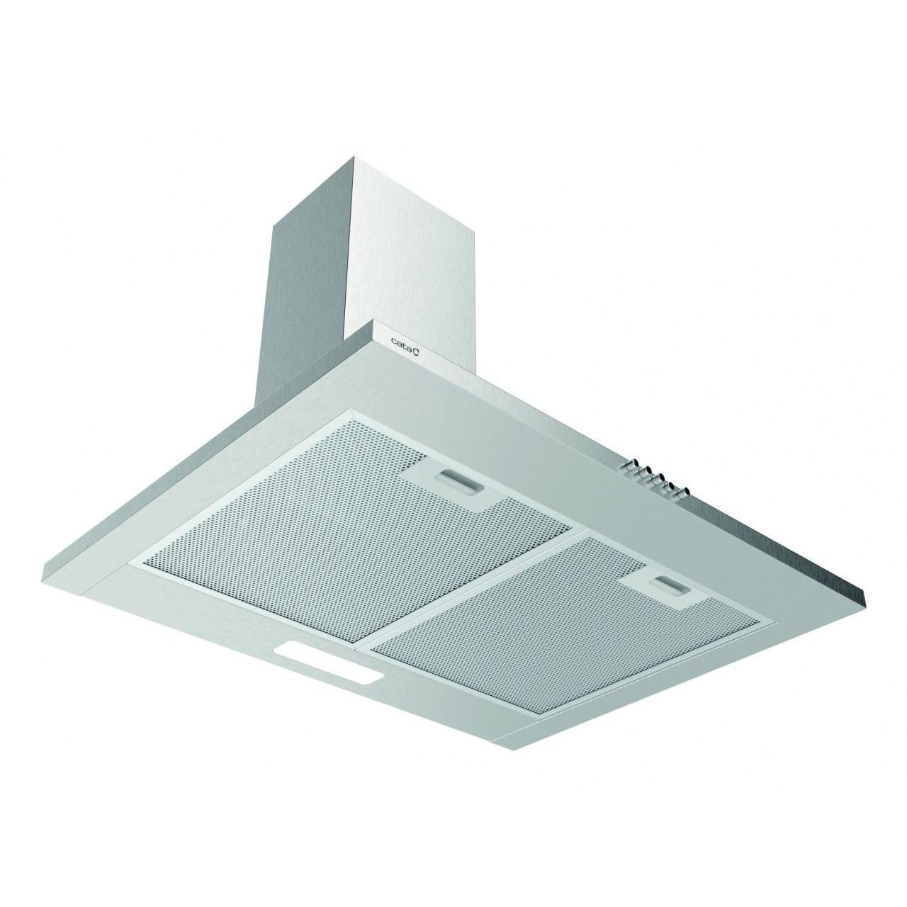 Campana Decorativa Piramidal CATA VK 6000 X 60cm 300m³/h Clase C Inox  | 60dB, Niveles Extracción 3