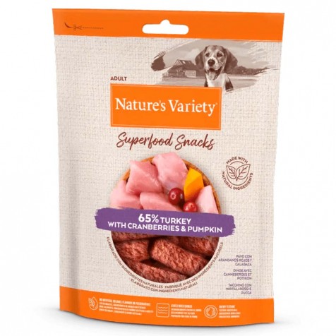 Nature`s Variety - Nature`s Variety Superfood Snacks Adult Pavo Para Perros 85 Gr