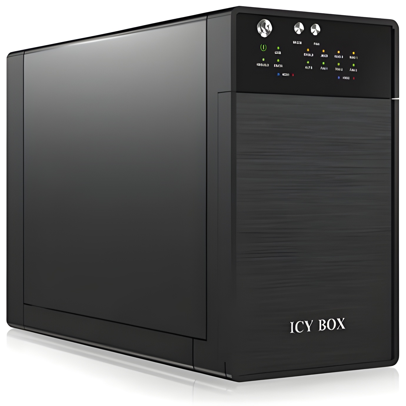 Raidsonic Caja Externa 2 Bahías para Discos Duros SATA 3.5" con Conexión USB 3.0 y Esata