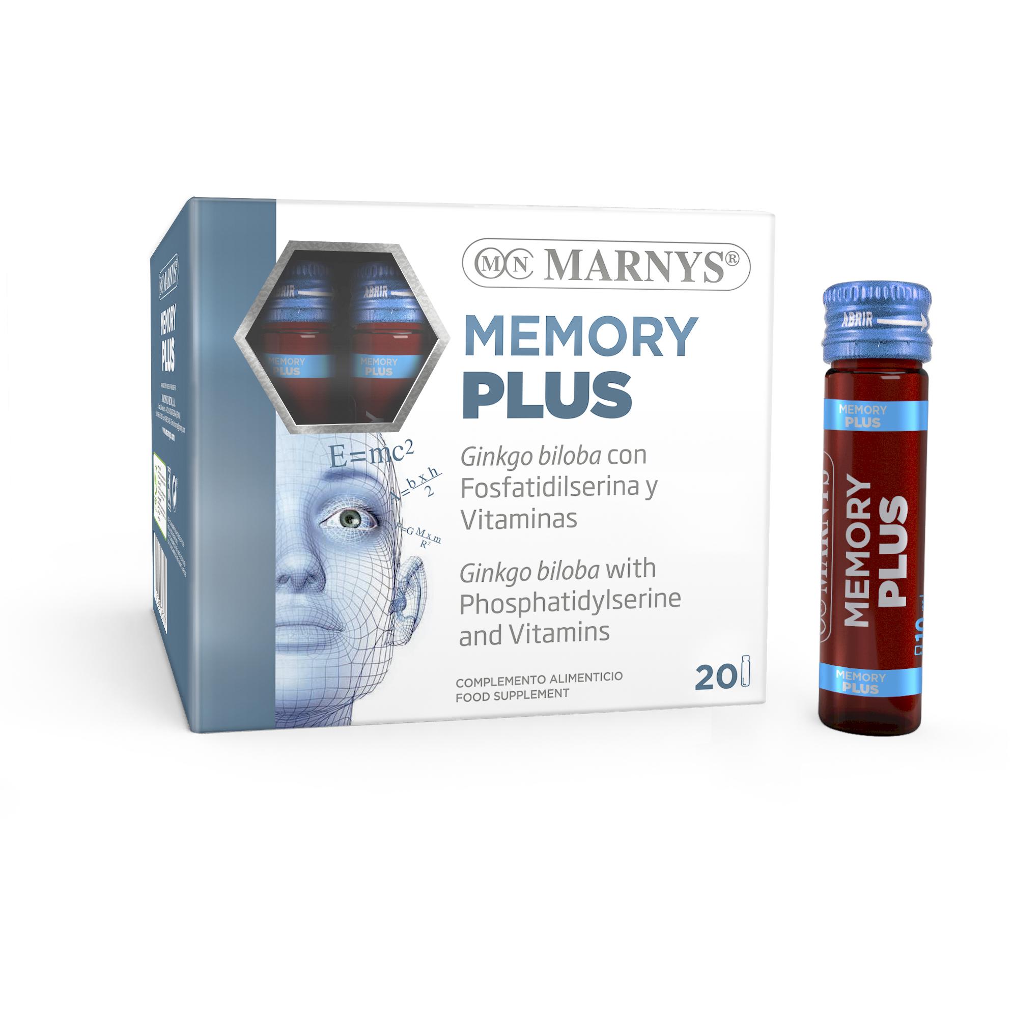 Marnys Memory Plus 20 viales x 10 ml