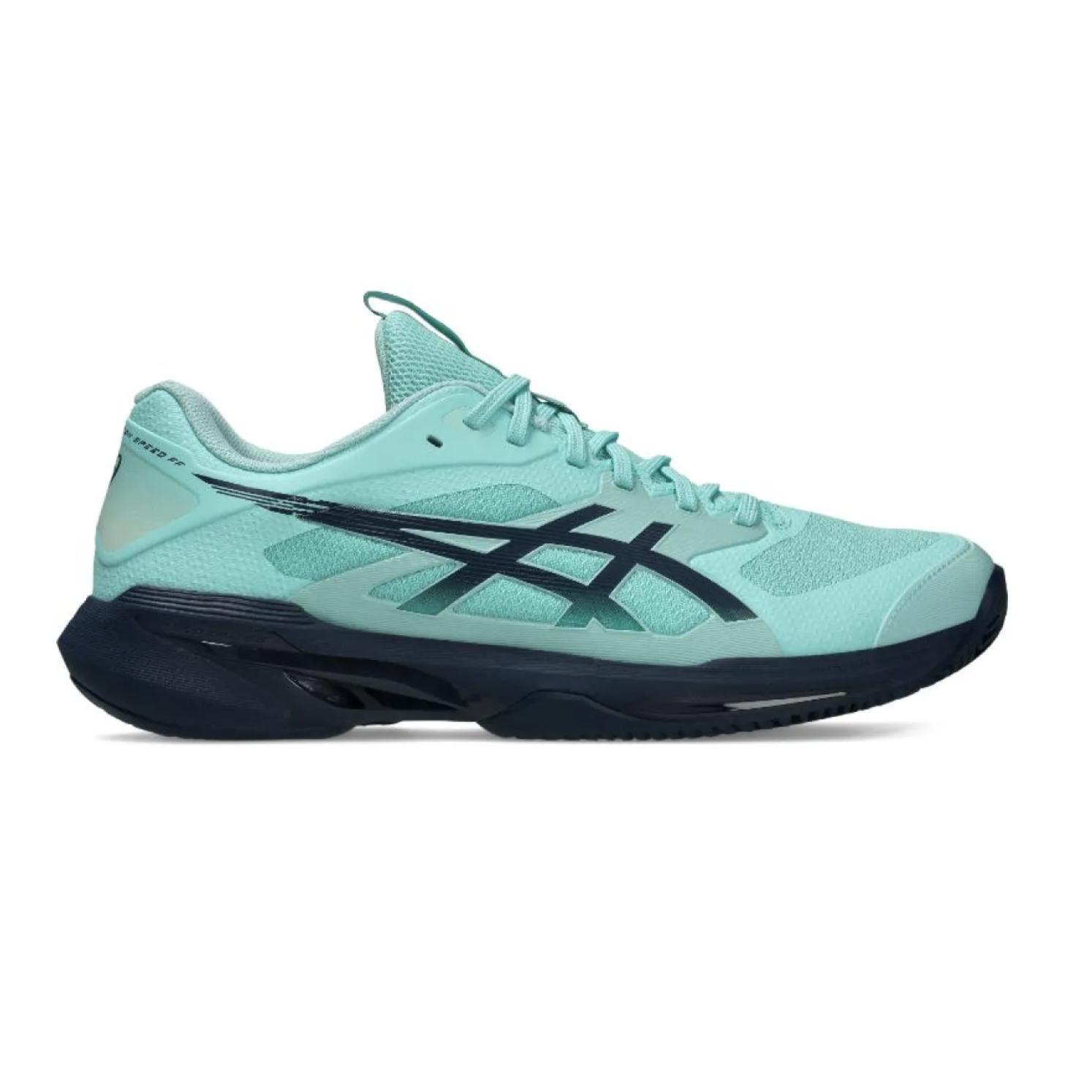 Zapatillas de Padel Asics Solution Speed FF 4 Clay Menta Azul Oscuro