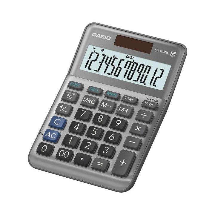 Casio MS-120FM calculadora Escritorio Calculadora básica Negro
