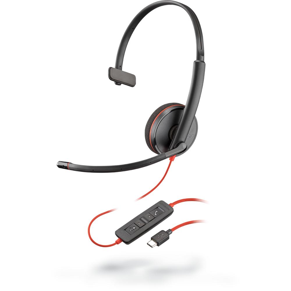 Plantronics BLACKWIRE C3215 (USB-A) - Negro