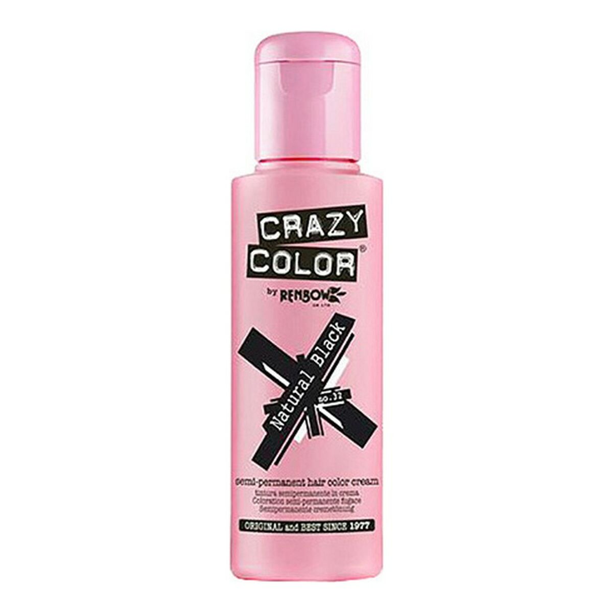 Crazy Color - Crazy Color | Tinte Semipermanente Black Crazy Color Nº 32 (100 ml) | Maquillajes | BB