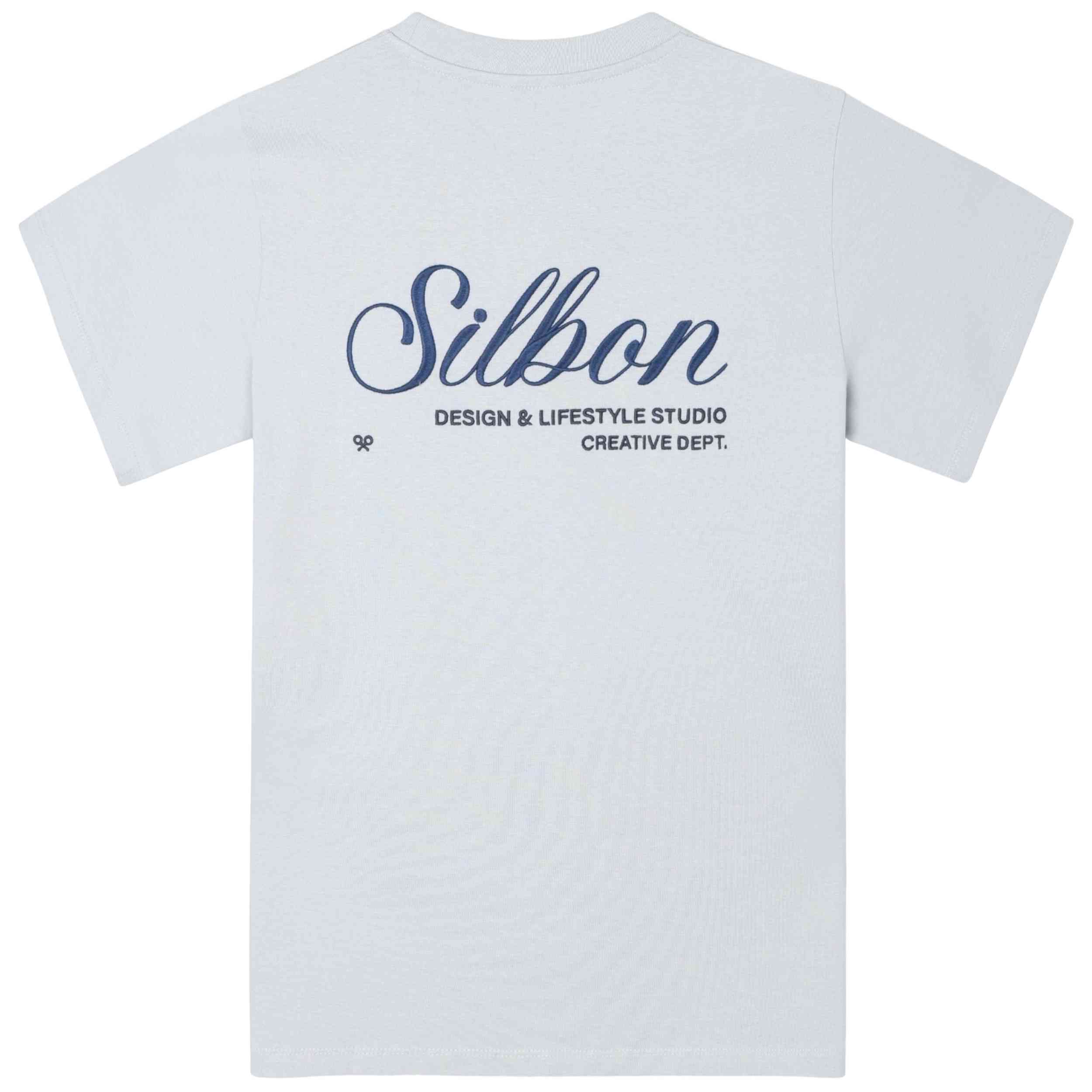 Camiseta De Manga Corta Silbon modelo SILBON-CREATIVE para Hombre en color Azul