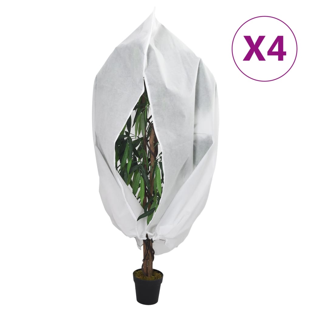 vidaXL Cubiertas para Plantas conllera Fundas 4 uds 70 g/m² 3,14x2,5 m Color Beige, Blanco, Verde y mas
