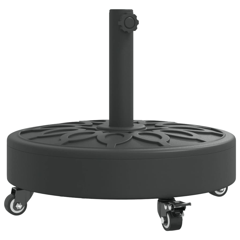 vidaXL Base de sombrilla para palos de Ø38/ 48 mm Peso 12 kg , 25 kg , 27 kg (con ruedas)