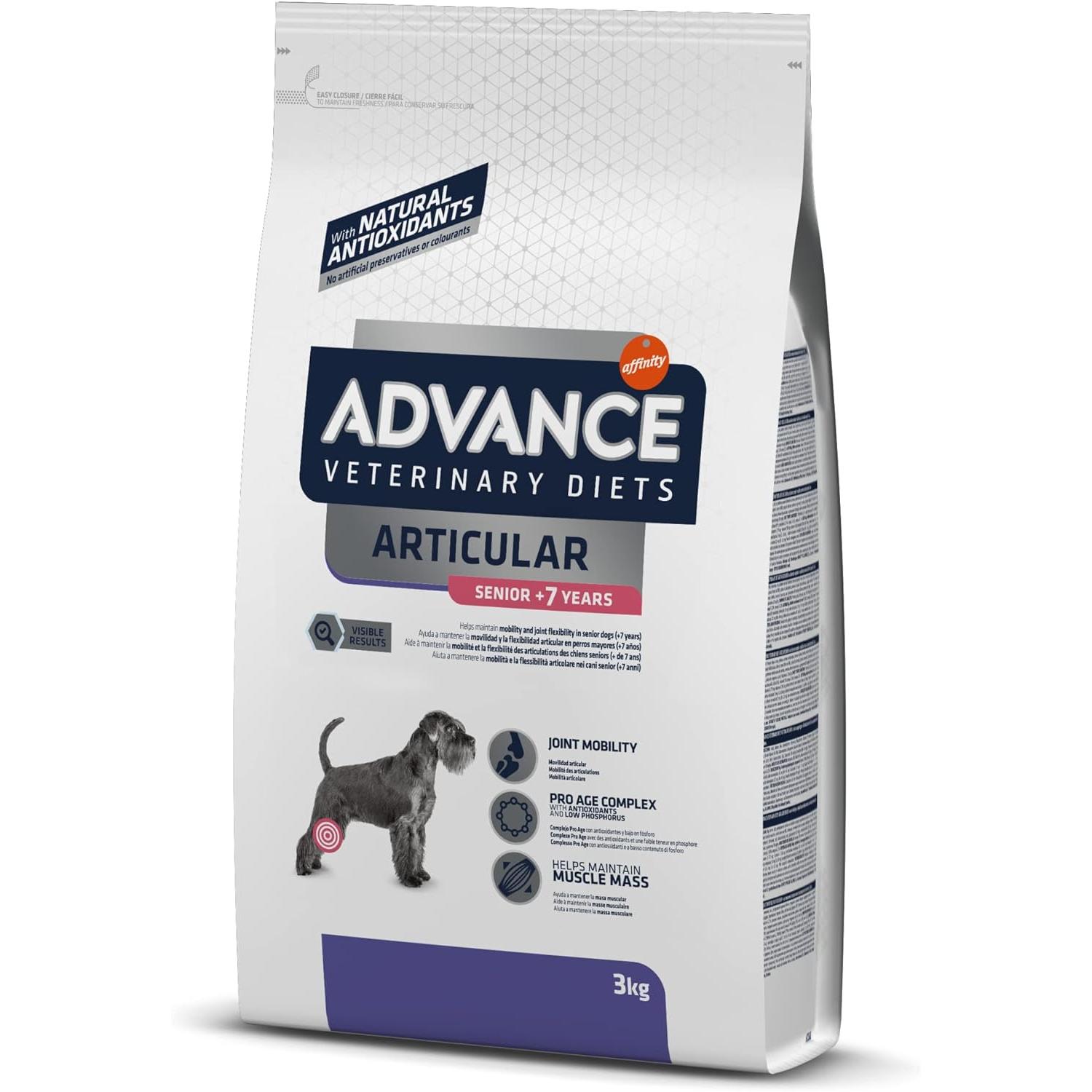 ADVANCE Veterinary Diets Articular Care Senior - Pienso Para Perros Senior Con Problemas Articulares - 3 kg