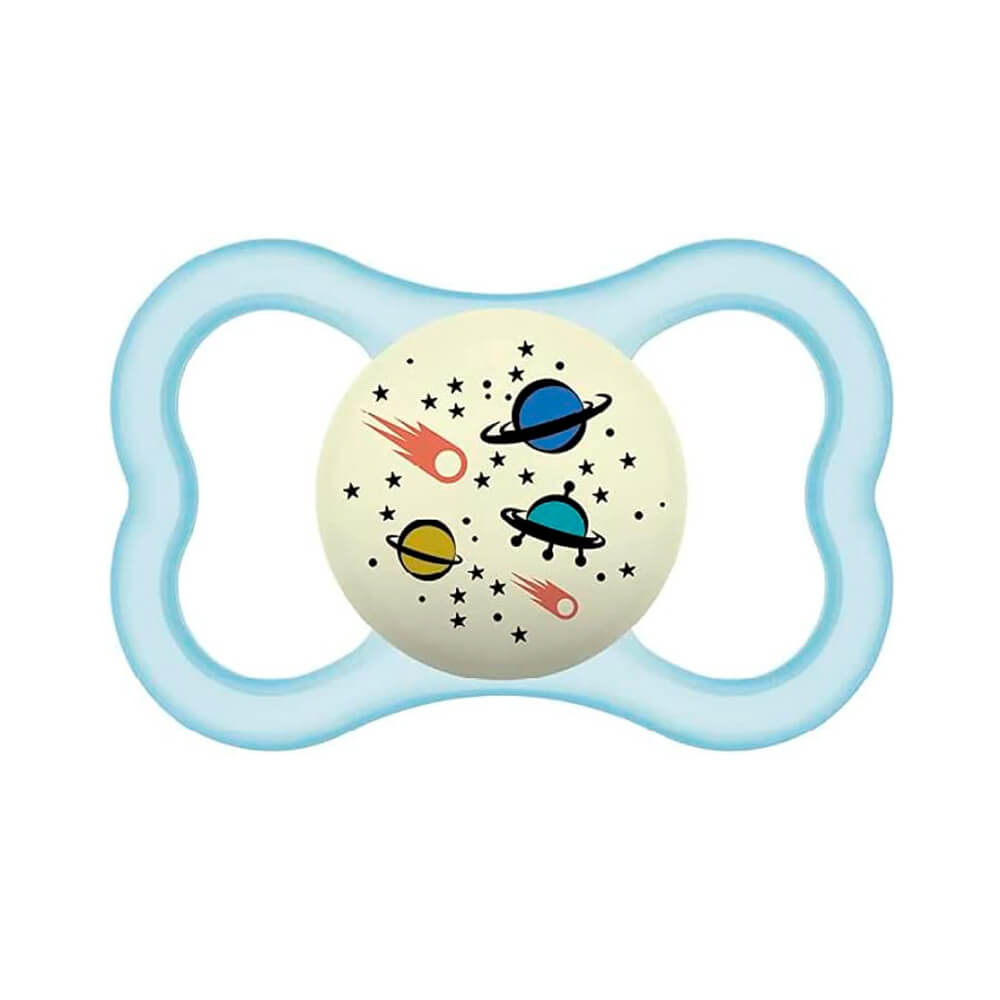 Mam Supreme Night Chupete Silicona Azul 1U 16M+
