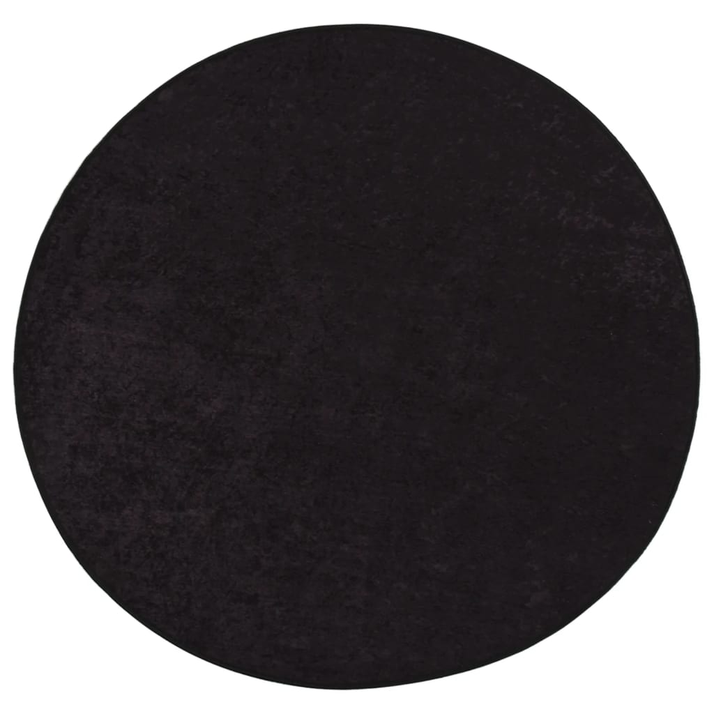 vidaXL Alfombra lavable Ø 200 cm Multicolor