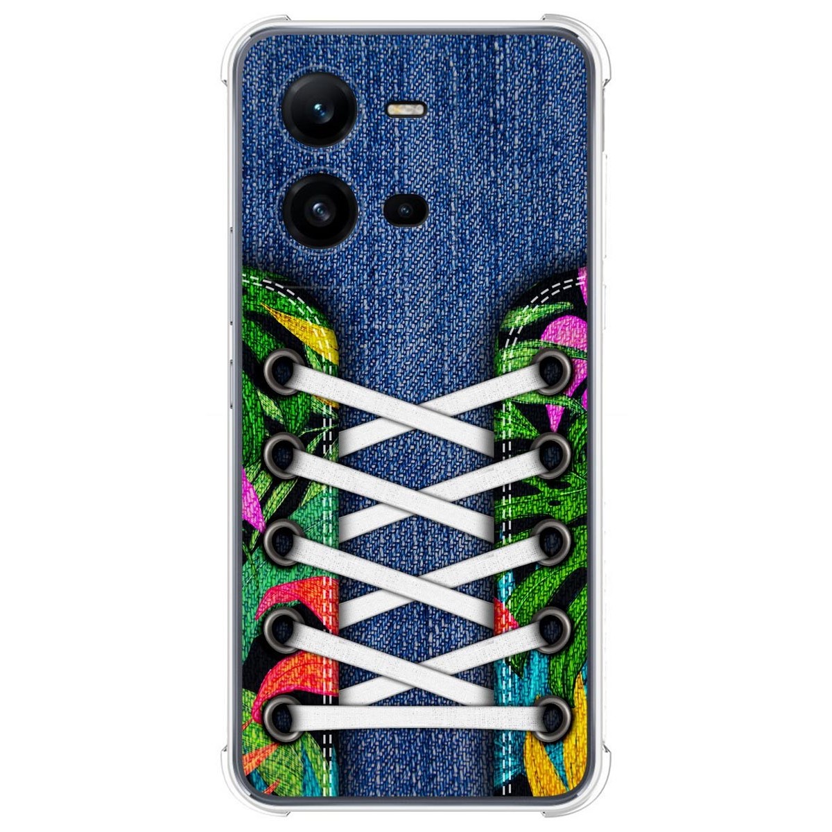 Funda Silicona Antigolpes para Vivo X80 Lite 5G diseño Zapatillas 13 Dibujos