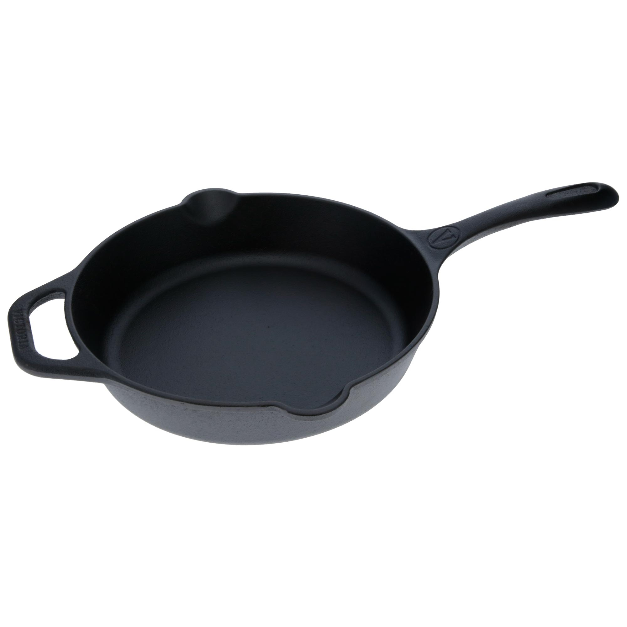 Victoria Sartén Hierro Fundido Inducción, Apta para Fuego, Barbacoa, Horno, Vitrocerámica, Gas, Cast Iron Skillet, Libre de Tóxicos sin PTFE ni PFOA