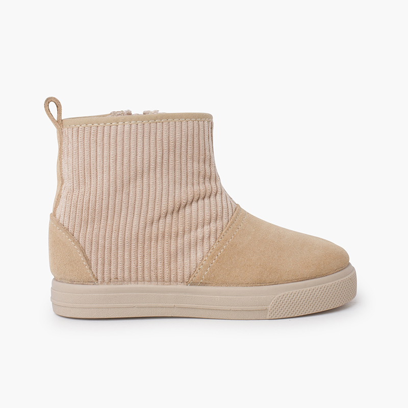 Pisamonas Botas niños caña de pana