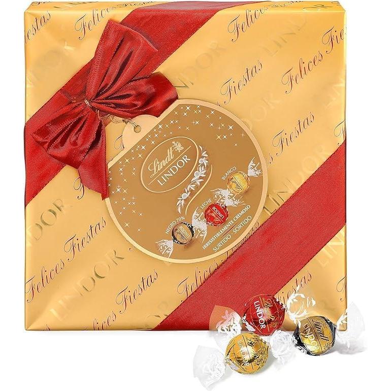 Lindt LINDOR Bombones Giftbox Chocolate Surtido 287 gr