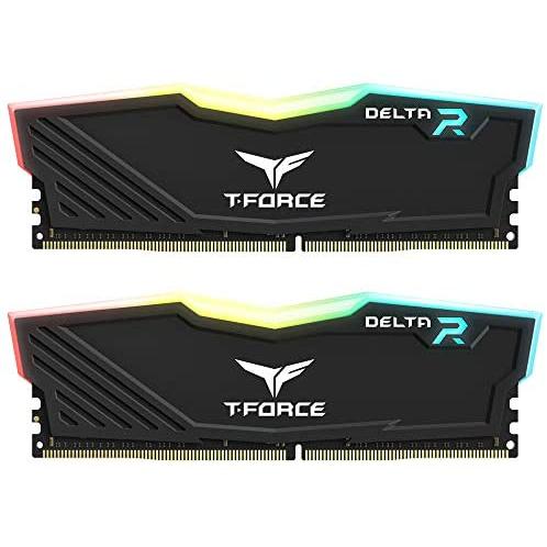 Team Group RAM D4 3200 16GB C16 Delta RGB Black K2 - Alta Velocidad de Memoria