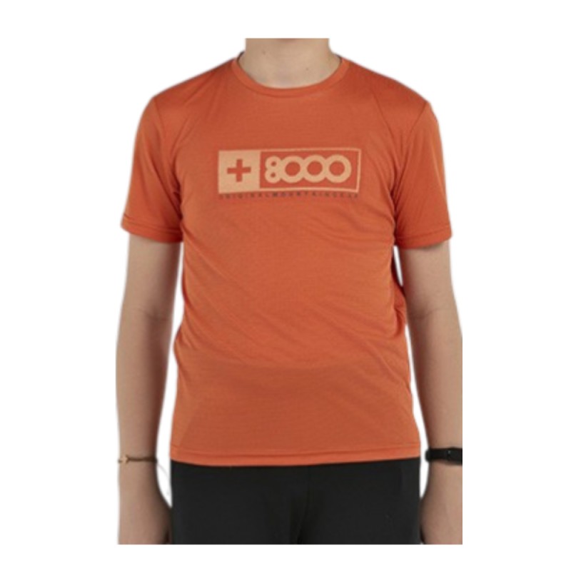Camiseta +8000 Naranja Jarqgin 014 Niño