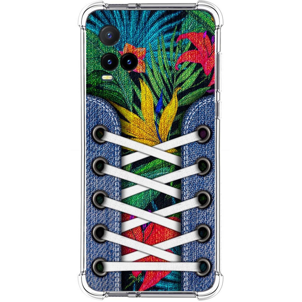 Funda Silicona Antigolpes para Vivo Y21 / Y21s / Y33s diseño Zapatillas 12 Dibujos