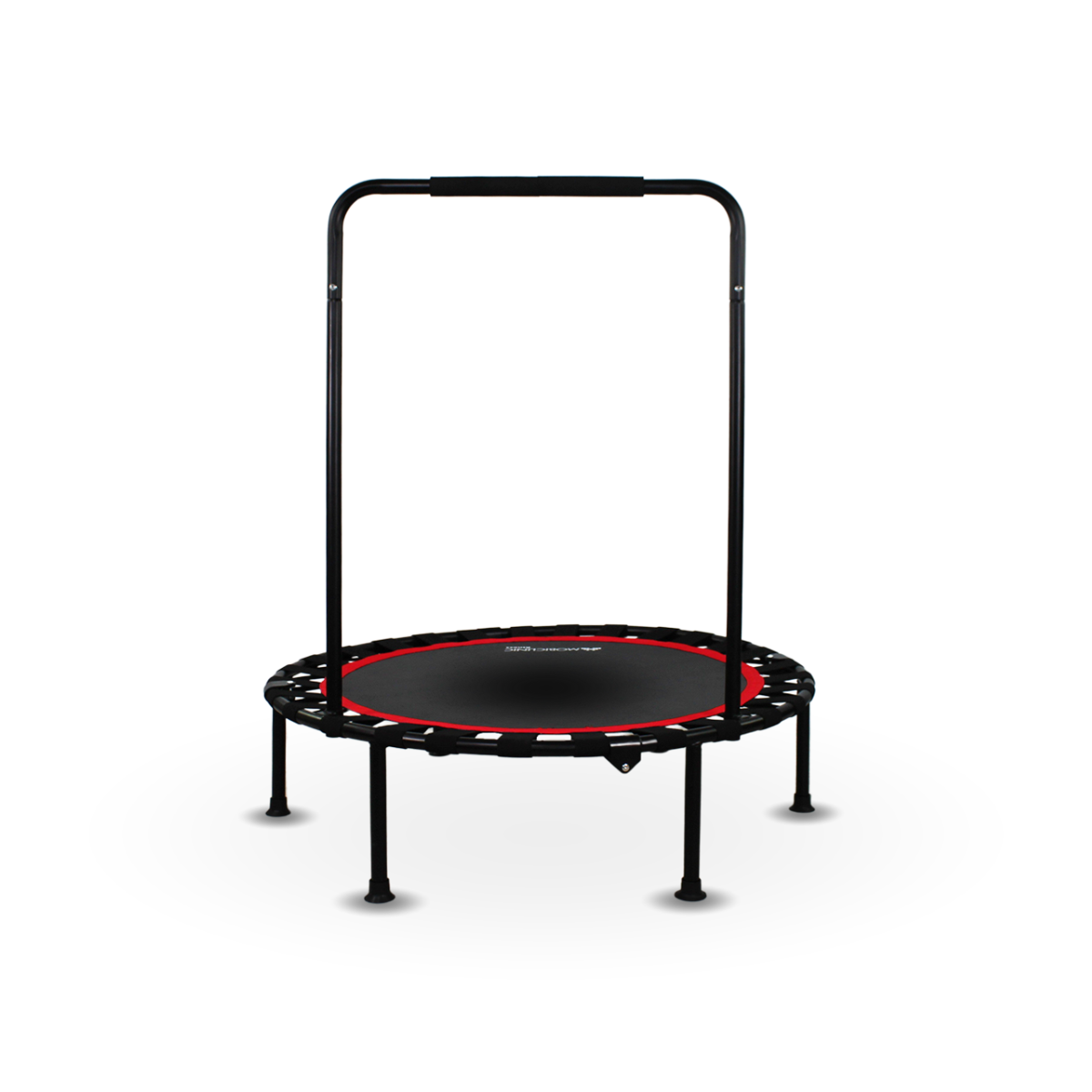 Trampolín Fitness Redondo Mobiclinic Fitness Plegable 2 Bandas de Resistencia Agarre Regulable Capacidad 150 kg 101 cm Interior y Exterior Fácil instalación Kangumobi