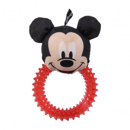 Mordedor Dental para Perro Mickey Mouse con Peluche y Sonido - Disney Oficial Cerdá