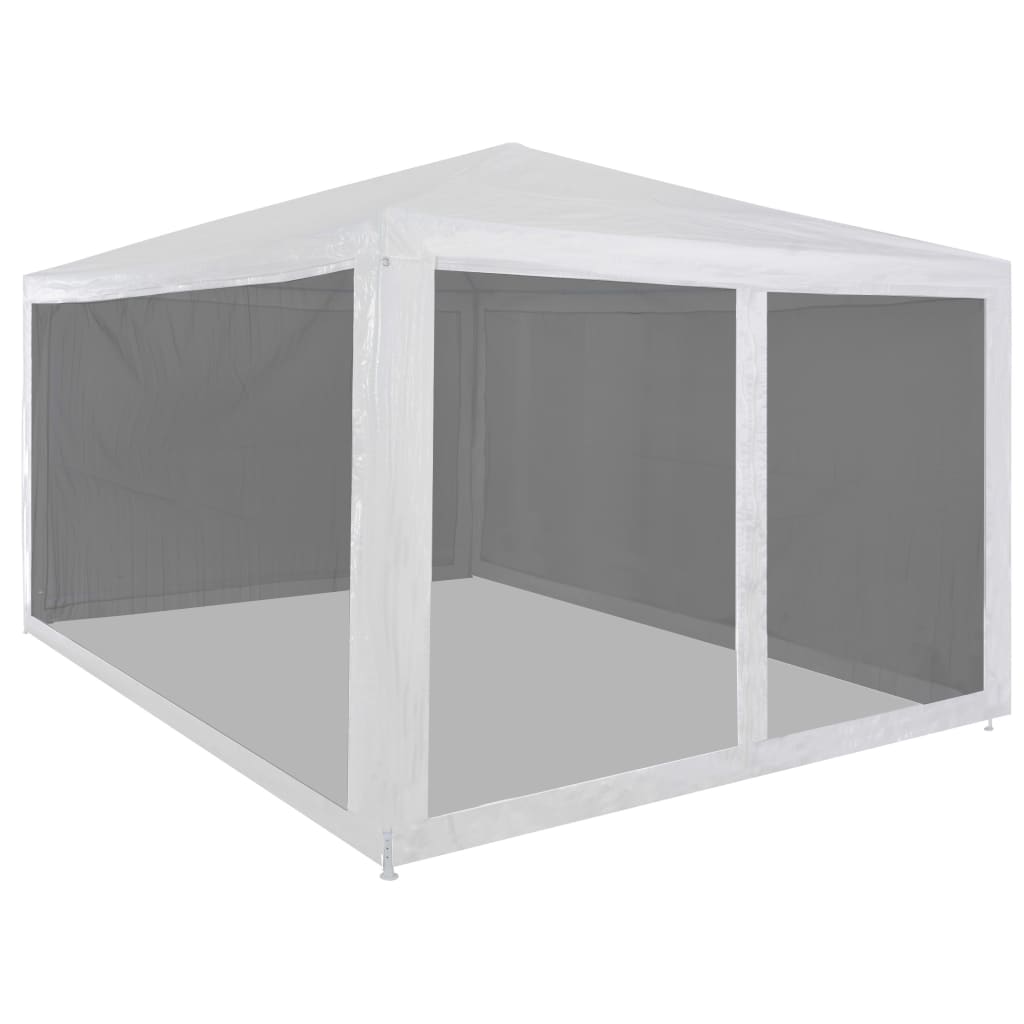 vidaXL Carpa de celebraciones plegable con 4 paredes de malla 4x3 m