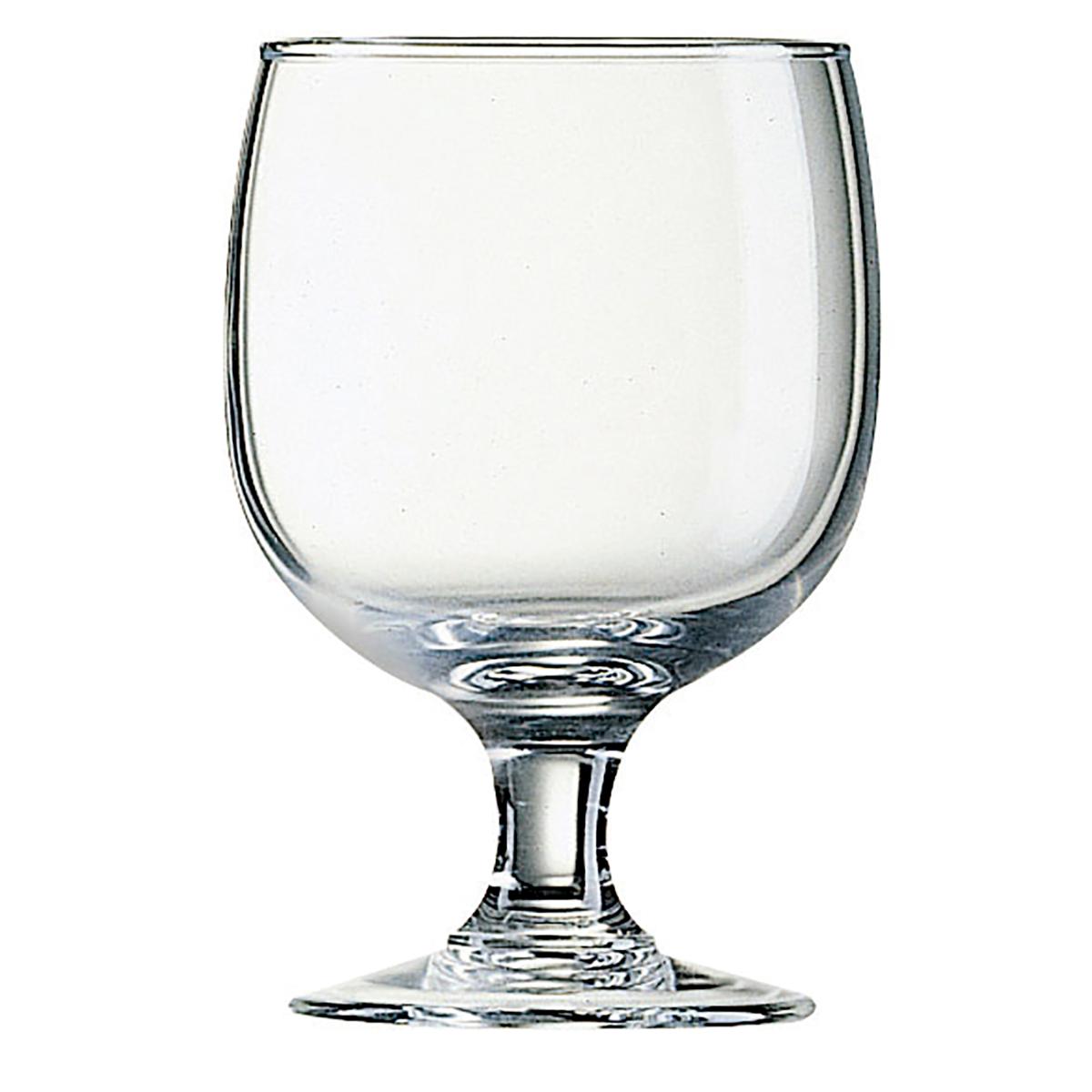 ARCOROC AMELIA Caja 12 Copas Agua Vidrio Tensionado 25CL Transparente Brillo Fabricado en Francia Reciclable
