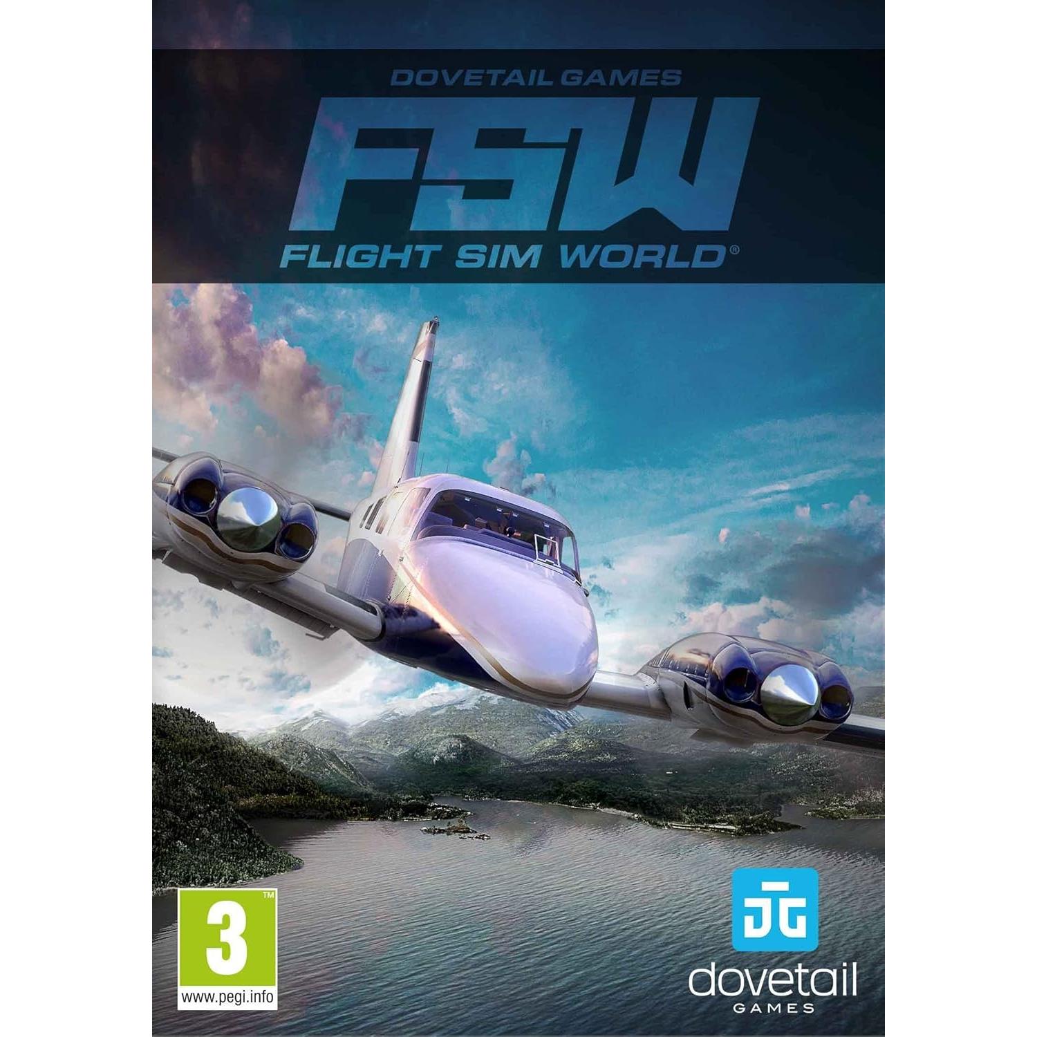 Fsw Flight Sim World (Incluye Epic Approaches Mission Pack) Juego para PC, Ordenador y Portatil [PAL ESPAÑA]