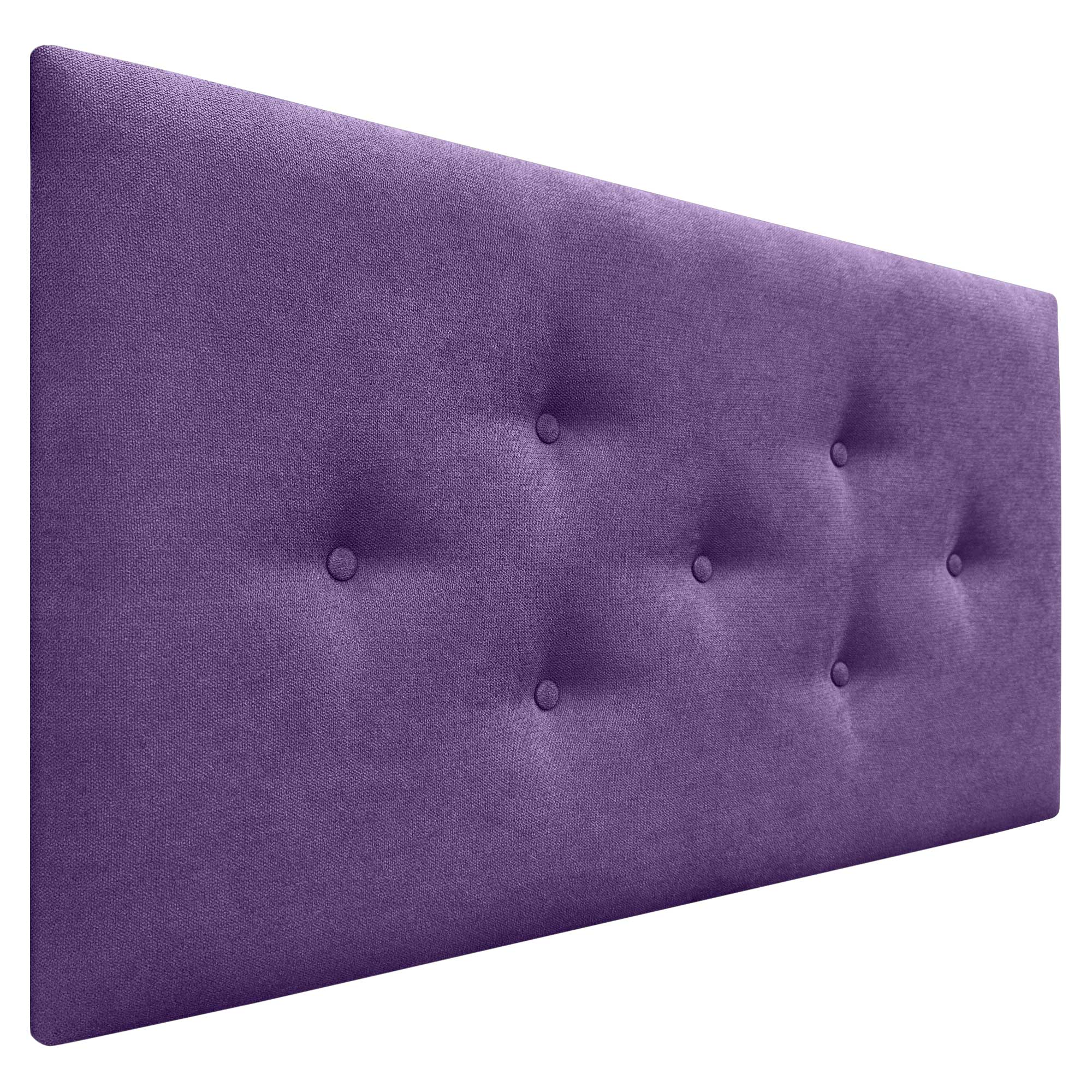 DHOME Cabecero de Tela ACUALINE con 3 Hileras Intercaladas de Botones Cabezal Tapizado Cama Lujo